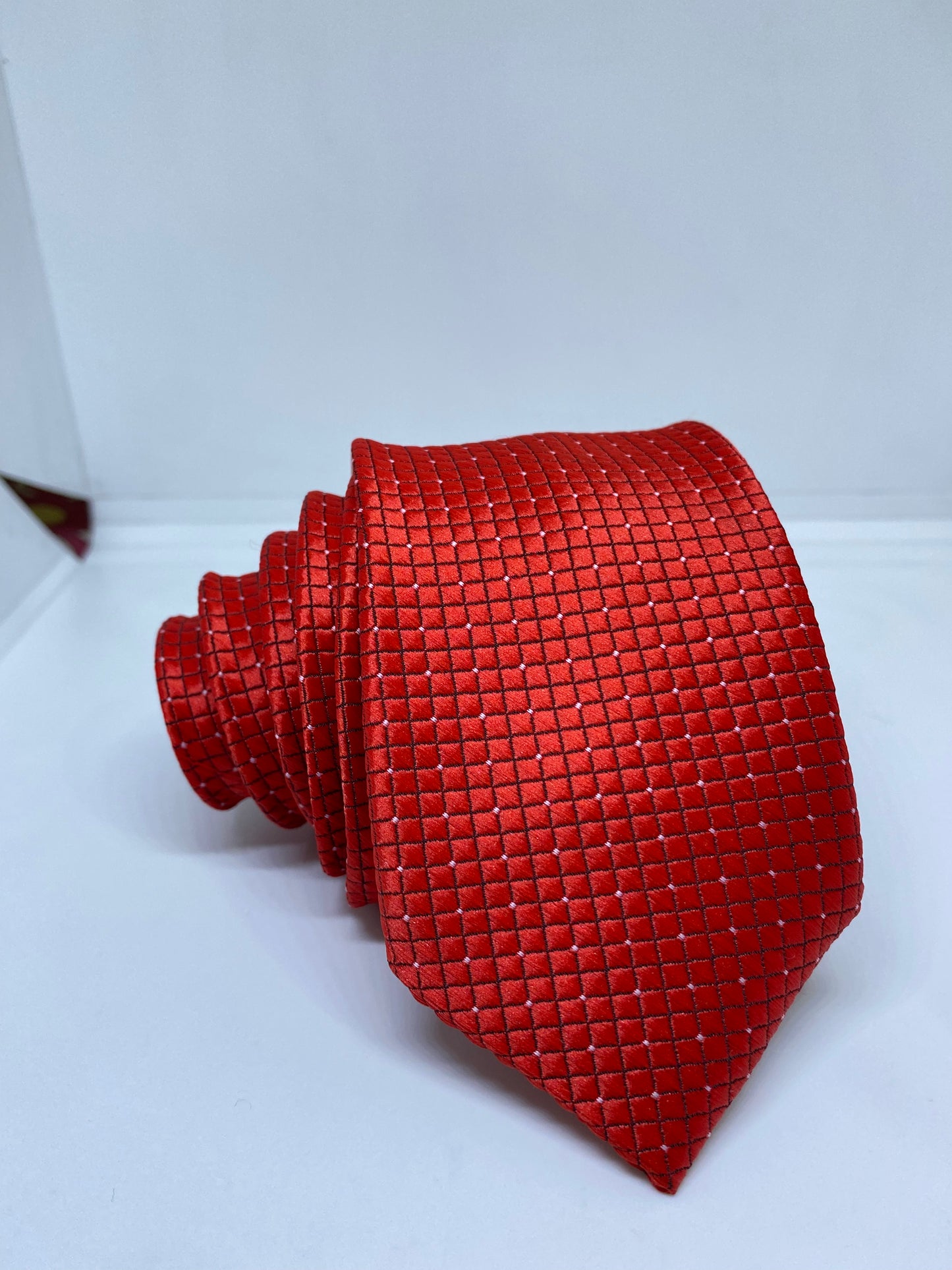 SLIM NARROW FANCY TIE MINI DOTS