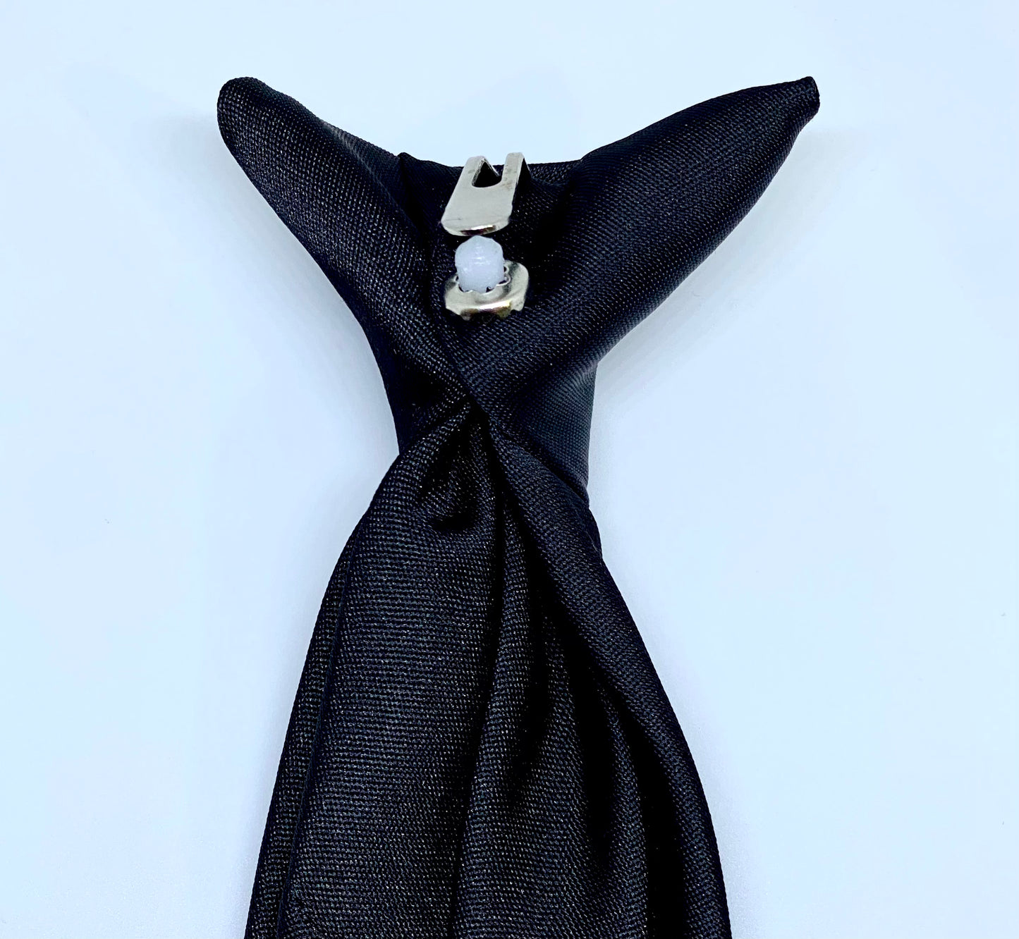 CLIP TIE SLIM NARROW PLAIN